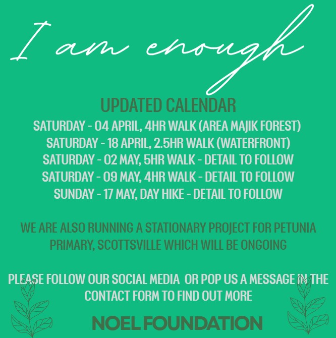 Project Noel I Am Enough – An initiative of the Noel Foundation NPC